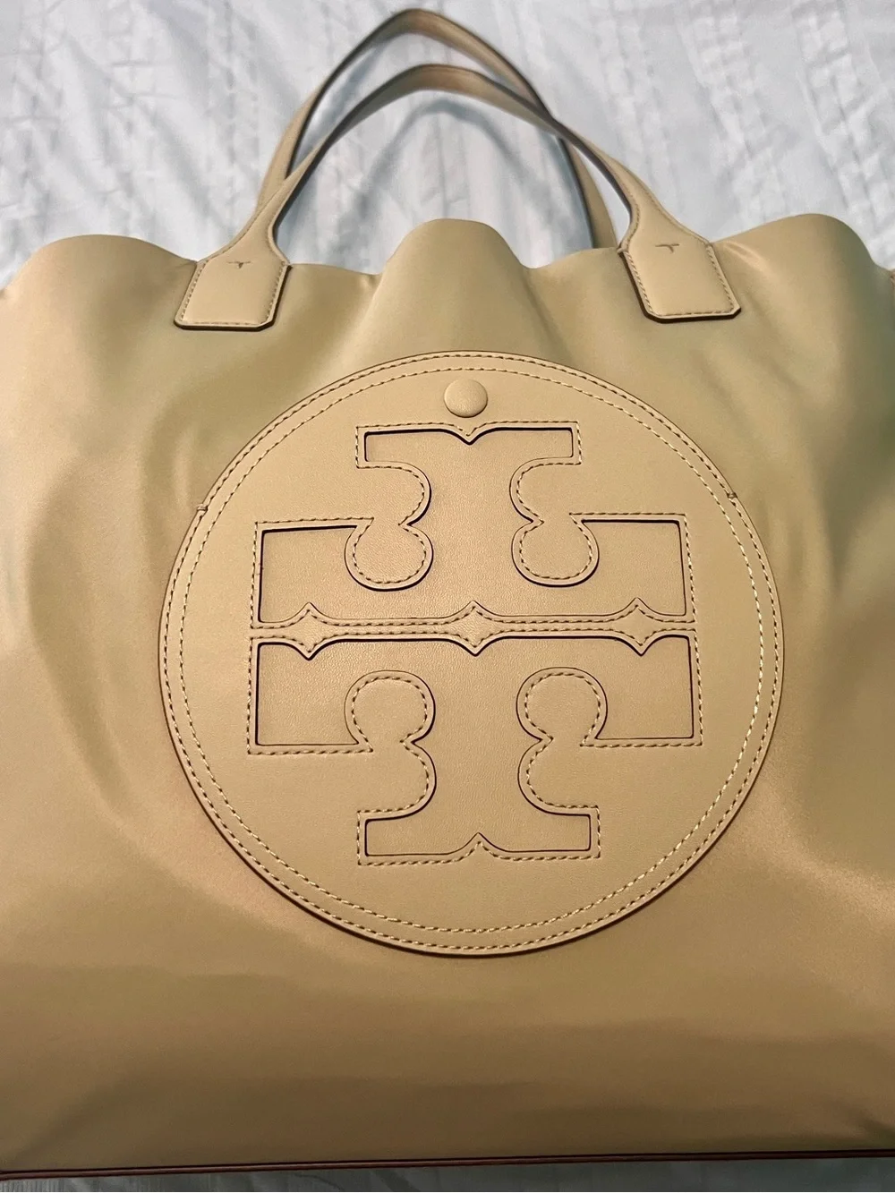 Tory Burch Celadon Green Tote Bag